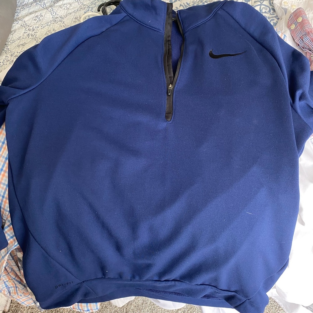 Nike Navy Blue Knit Pullover